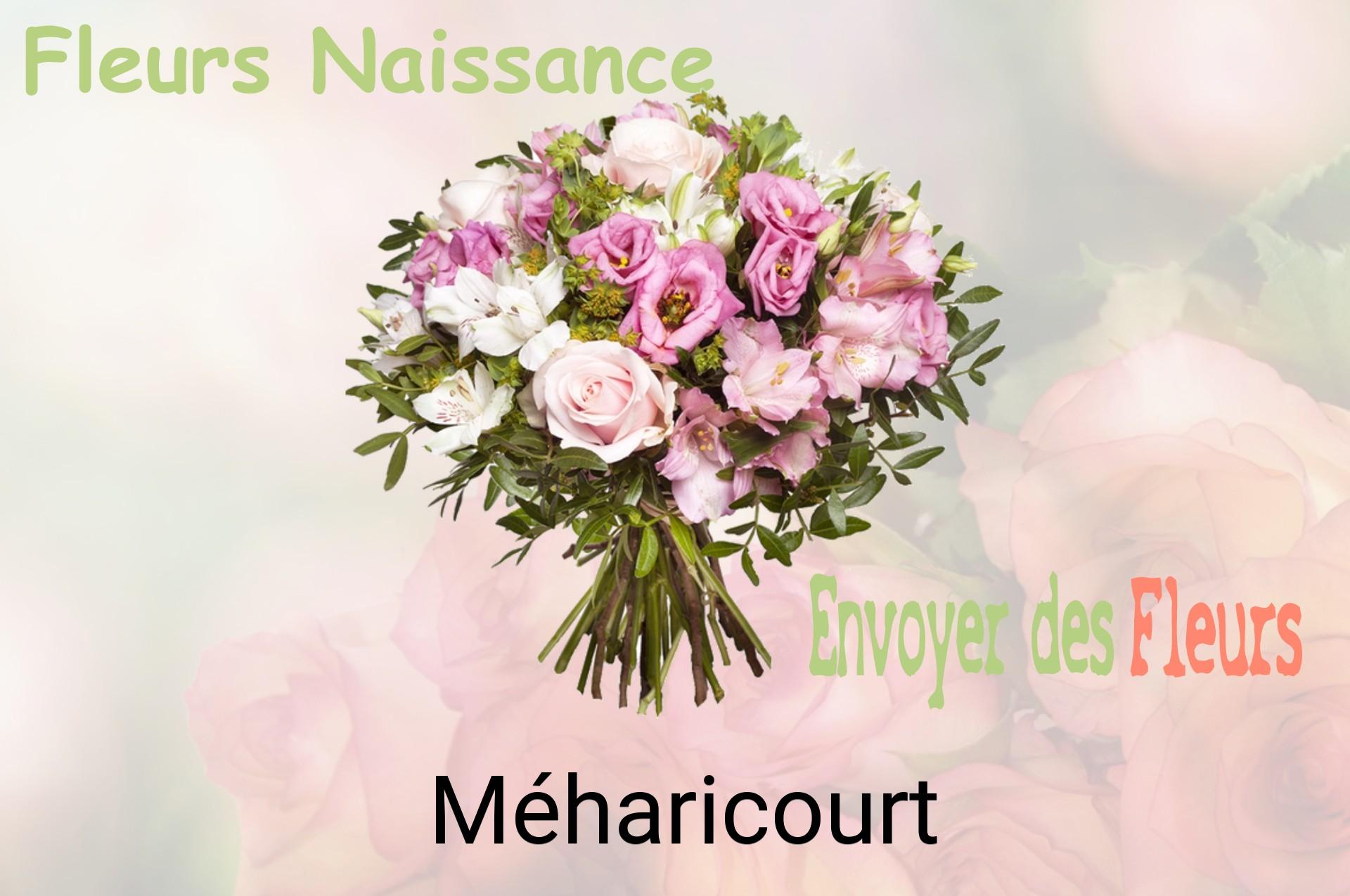 Bouquet de fleurs de naissance livré à Méharicourt